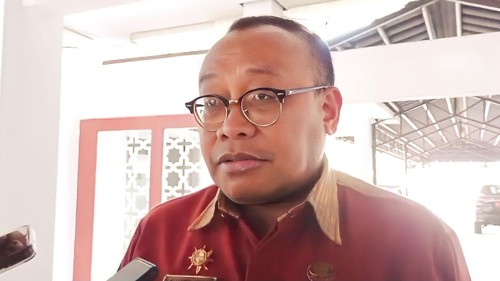 Sekda NTB yang juga Pj Gubernur NTB terpilih Lalu Gita Ariadi saat ditemui di Komplek Kantor Gubernur NTB pada Selasa (5/9/2023). (Helmy Akbar / detikBali)