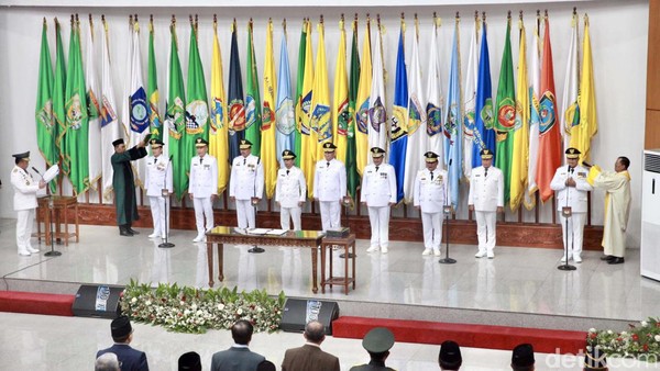 Sembilan Pj Gubernur Resmi Lantik