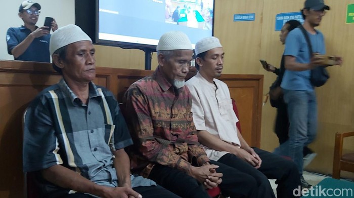 Sidang Wowon cs di PN Bekasi (Dwi Andayani/detikcom)