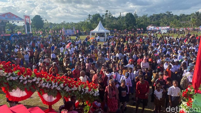 Kemeriahan HUT Kabupaten Sorong Selatan.