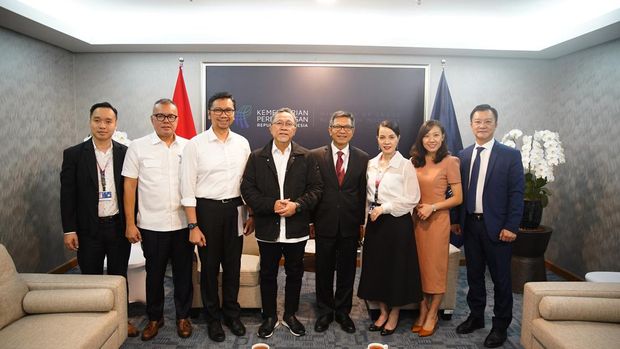VinFast berkunjung ke Kementerian Perdagangan, Senin (4/9).