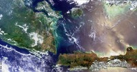 wajah indonesia dari luar angkasa