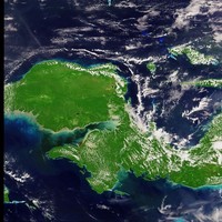 wajah indonesia dari luar angkasa