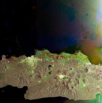 wajah indonesia dari luar angkasa