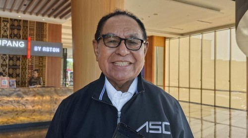 Wakil Gubernur NTT Josef Nae Soi saat diwawancarai detikBali di Kota Kupang, NTT, Jumat (1/9/2023). Yufengki Bria/detikBali.