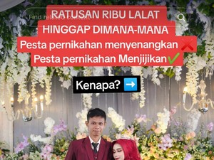 Pernikahan Viral Bikin Merinding, Lokasinya Dipenuhi Lalat Bikin Tamu Jijik