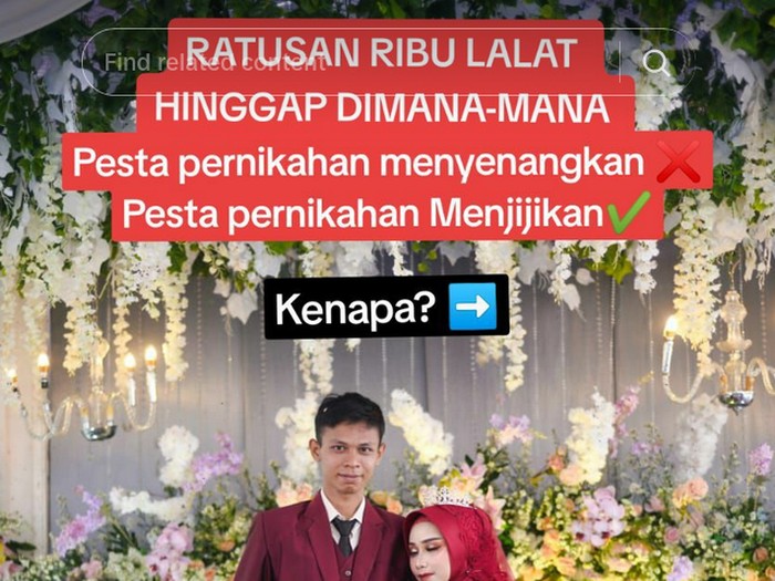 Hasil foto  Andi Muh Syarif, yang membantu edit foto pernikahan yang dihinggapi ribuan lalat, viral di media sosial.