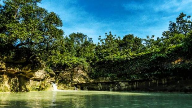 Air Terjun Kedung Maor di Bojonegoro.