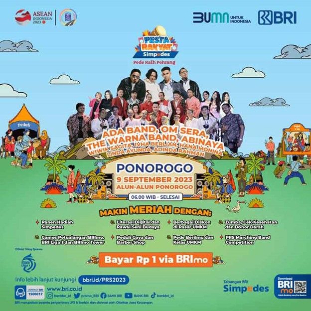 BRI Pekan Rakyat Simpedes 2023 di Ponorogo