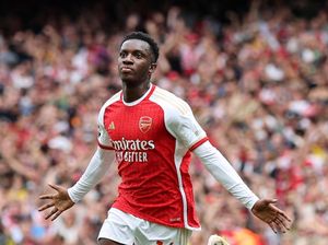 Nketiah Bikin Emosi Warganet Usai Arsenal Main Imbang