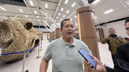 Eks Duta Besar Republik Indonesia untuk Turki Lalu Muhammad Iqbal saat ditemui di Bandara Internasional Zainuddin Abdul Madjid di Lombok Tengah, NTB, Rabu malam (6/9/2023). (Foto: Helmy Akbar/detikBali)