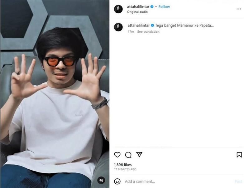 Instagram/attahalilintar