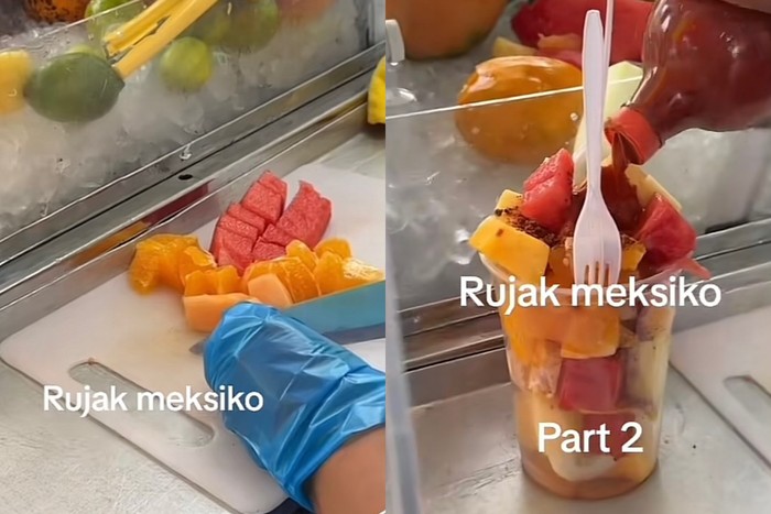 Keanu Angelo cicip rujak ala Meksiko