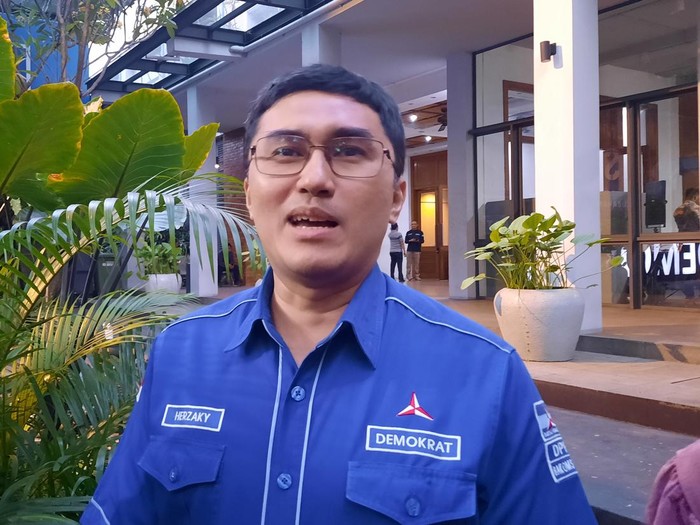 Kepala Bakomstra Demokrat Herzaky Mahendra Putra (Annisa/detikcom)