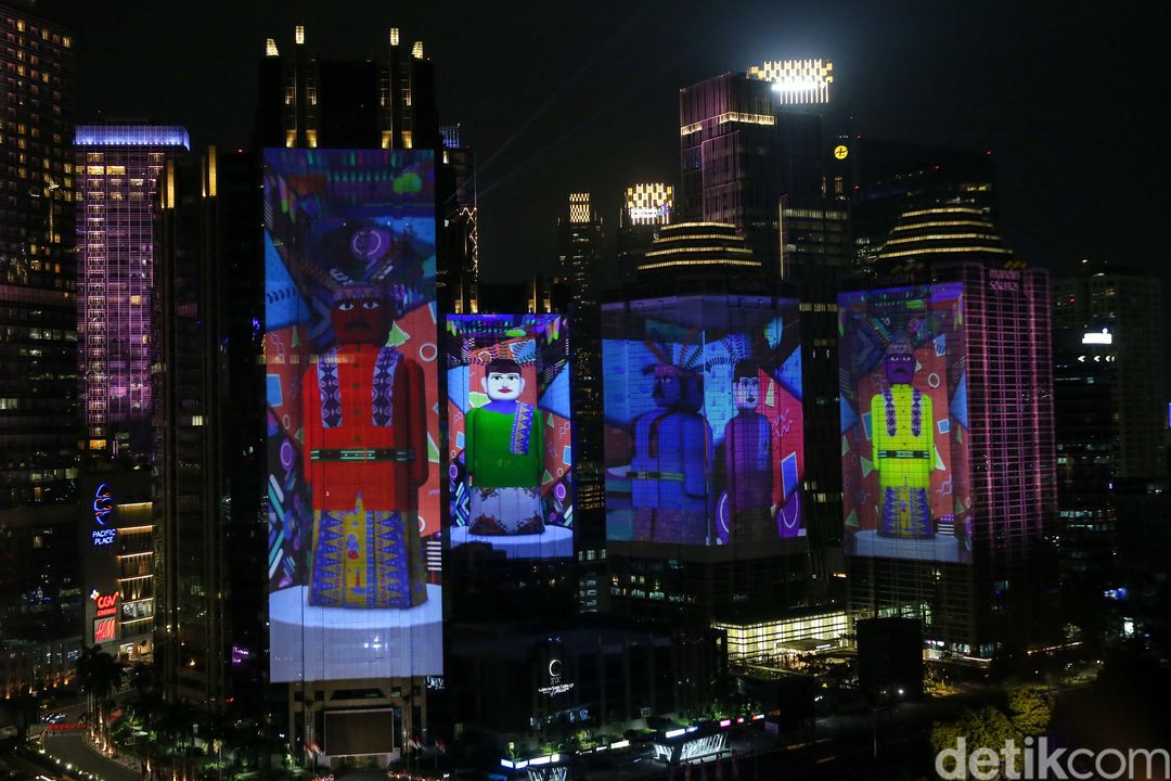 Keren Banget, Begini Potret Video Mapping Gala Dinner KTT ASEAN
