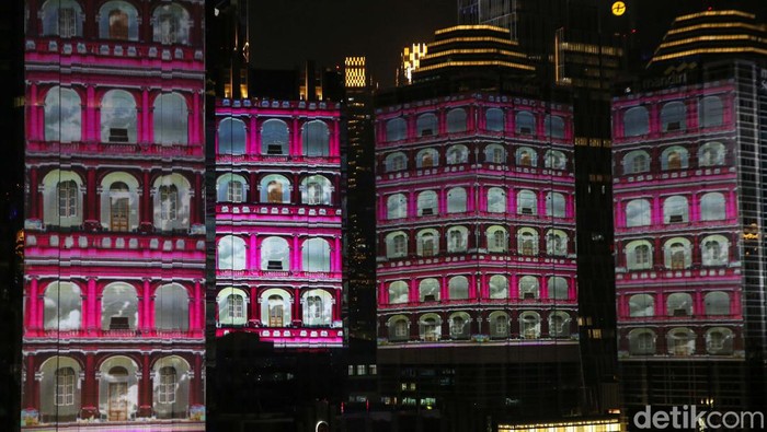 Keren Banget, Begini Potret Video Mapping Gala Dinner KTT ASEAN Keren Banget, Begini Potret Video Mapping Gala Dinner KTT ASEAN