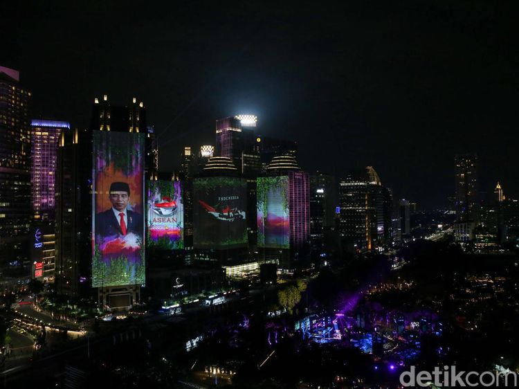 Keren Banget, Begini Potret Video Mapping Gala Dinner KTT ASEAN