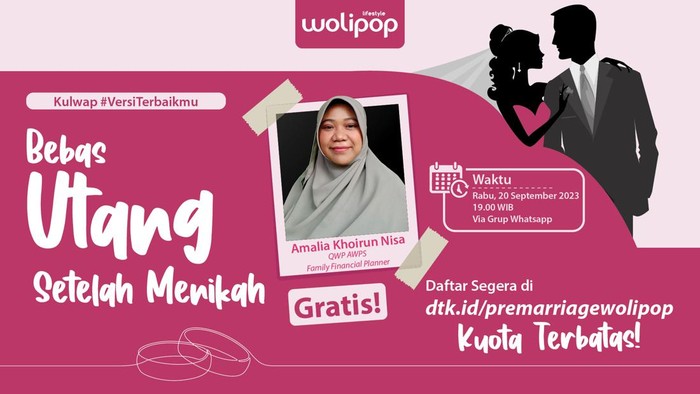 Kulwap Wolipop #VersiTerbaikmu Bebas Utang Setelah Menikah
