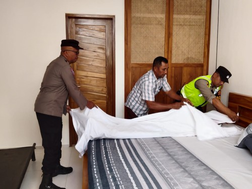 Lansia asal Rusia tewas di vila Jalan Gunung Salak Selatan Gang Lumba-Lumba Nomor 2A, Kota Denpasar. (Dok. Polresta Denpasar)