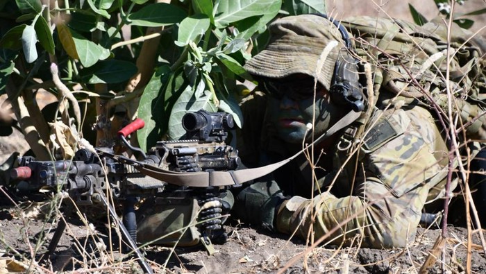 Latihan bersama Prajurit TNI dan Australia di ajang Super Garuda Shield 2023.