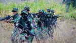 Melihat Pasukan TNI dan AS Lakukan Latihan Penyergapan