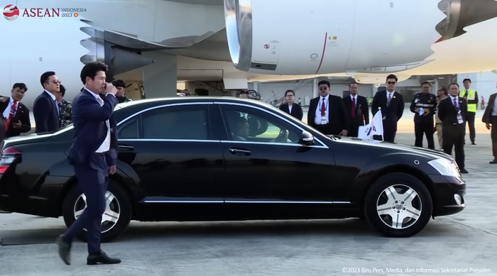 Mercy yang Jemput Presiden Korea Selatan