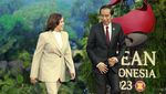 Semringah Jokowi-Kamala Harris di KTT ASEAN