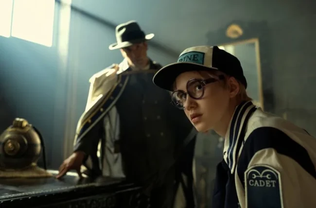 Koby digambarkan sebagai pemuda kikuk tapi punya tekad keras untuk jadi marinir dan membela yang tertindas.  Foto: Dok. Netflix, Instagram/@morganlogoff