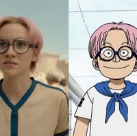 Morgan Davies memerankan Koby, sahabat pertama Monkey D. Luffy dalam petualangannya menjadi bajak laut paling disegani.  Foto: Dok. Netflix, Instagram/@morganlogoff