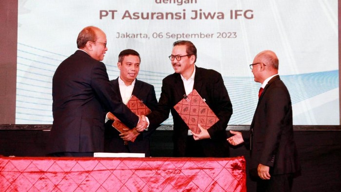 PT Asuransi Jiwa IFG menjalin kerja sama dengan PT Bank Tabungan Negara (Persero) Tbk. Kerja sama ini untuk memasarkan produk bancassurance.
