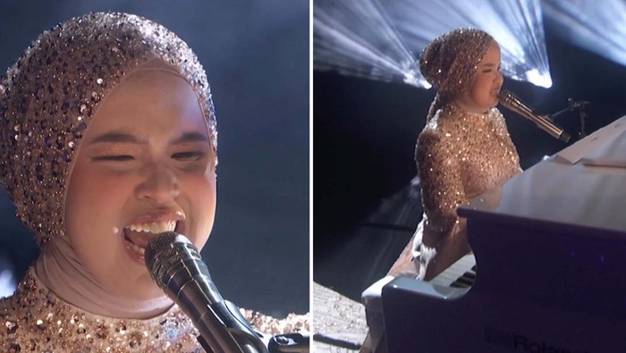Penampilan Putri Ariani di babak semifinal Americas Got Talent (AGT) 2023 di Pasadena, Los Angeles, AS memukau juri dan penonton.