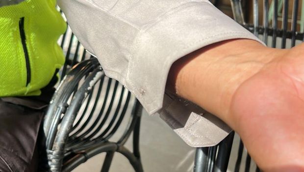 pengendara umpat dan cakar polisi