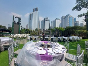 Mengintip Persiapan Gala Dinner KTT ASEAN di Hutan Kota