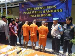 Aksi Komplotan Begal Bacok Anggota Polda Papua di Bandung