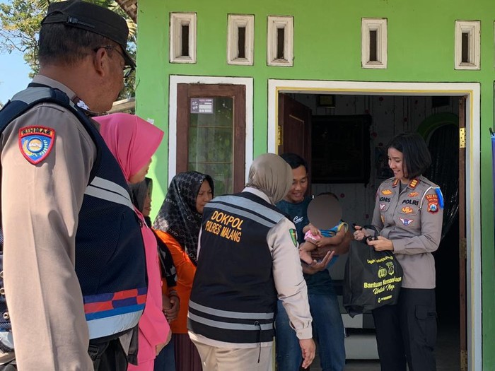 Polres Malang salurkan paket gizi cegah stunting