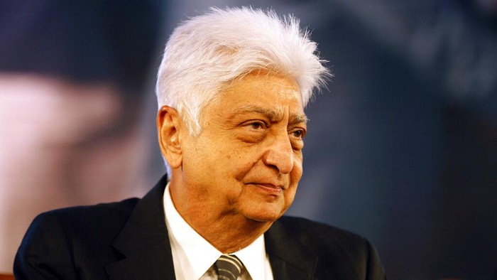 Wipro Limited Chairman Azim Premji attends the 
