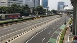 Potret Lalin Saat Sistem Buka Tutup di Pancoran Arah Semanggi