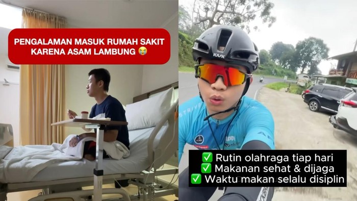 Pria Bekasi masuk rumah sakit gegara asam lambung, awalnya mengeluh gejala mual dan diare tak kunjung mereda.