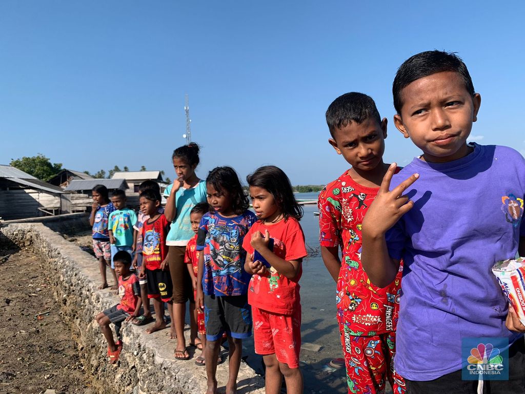 Pulau Selaru, Kabupaten Tanimbar Maluku. (CNBC Indonesia/Meikel Jefriando)