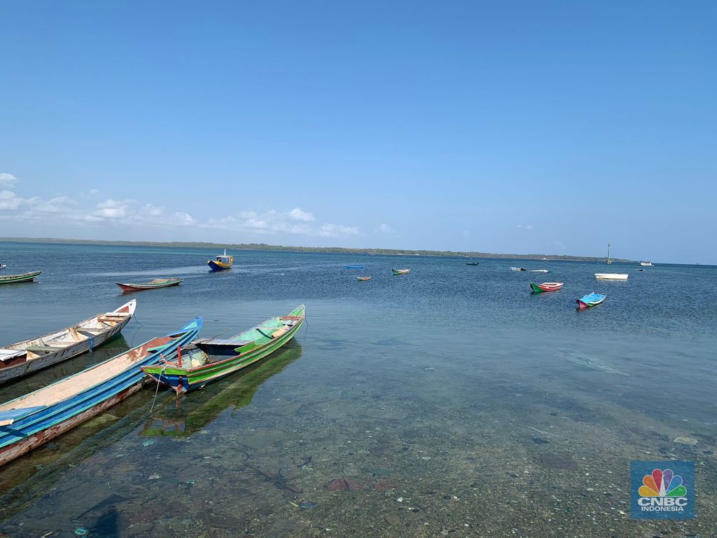 Pulau Selaru, Kabupaten Tanimbar Maluku. (CNBC Indonesia/Meikel Jefriando)