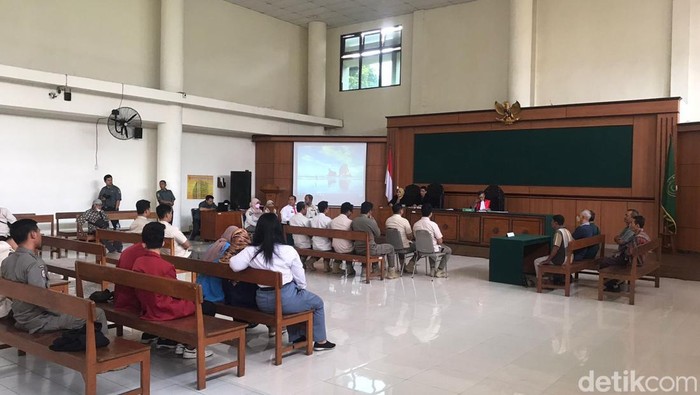 Sidang Tipiring pembuang sampah sembarangan di PN Jogja, Rabu (6/9/2023).