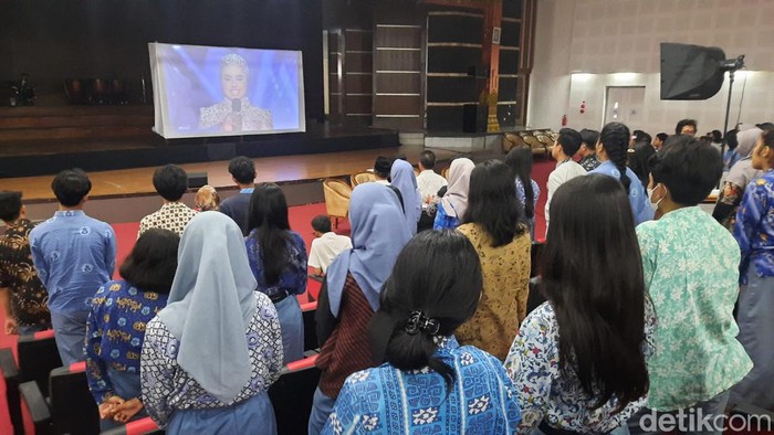 SMM Jogja nonton bareng penampilan Putri Ariani di Americas Got Talent (AGT), Rabu (6/9/2023).