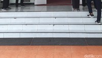 Ruangan auditorium Sekolah Menengah Musik (SMM)/SMKN 2 Kasihan Yogya sebagai tempat acara nonton bareng live streaming AGT 2023 berlangsung. Foto: (Nimas Ayu Rosari/detikcom)
