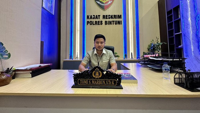 Kasat Reskrim Polres Teluk Bintuni Iptu Tomi Marbun