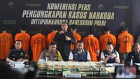 Ada delapan orang yang ditetapkan sebagai tersangka pada 4 kasus berbeda ini.