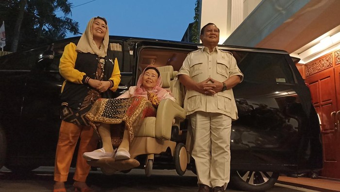 Yenny, Sinta dan Prabowo (Tiara/detikcom)