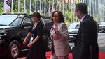 Momen Wapres AS Kamala Harris Pamitan ke Jokowi