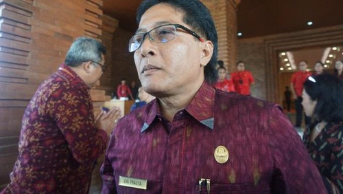 Bupati Badung I Nyoman Giri Prasta di Balai Budaya Giri Nata Mandala Puspem Badung, di Mangupura, belum lama ini.