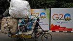 Jelang KTT G20, Kawasan Kumuh di New Delhi Ditutupi Kain