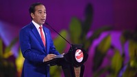 Di depan para pemimpin negara ASEAN, Jokowi mengajak para pemimpin negara untuk mengukuhkan kawasan Indo-Pasifik sebagai teater perdamaian dan inklusivitas. Media Center KTT ASEAN 2023/Aditya Pradana Putra.  